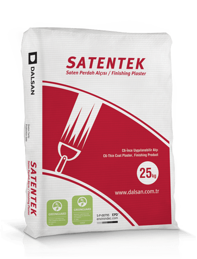 SATENTEK Saten Perdah Alçısı 25 kg