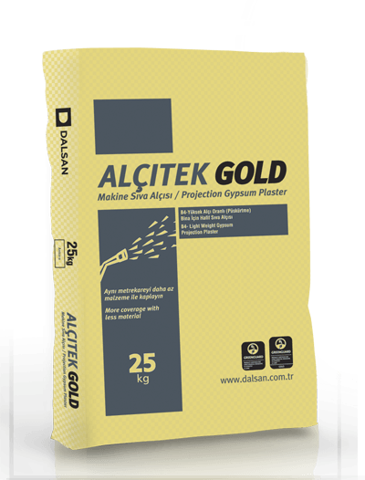 Alçıtek Gold 25 kg Makine Sıva Alçısı